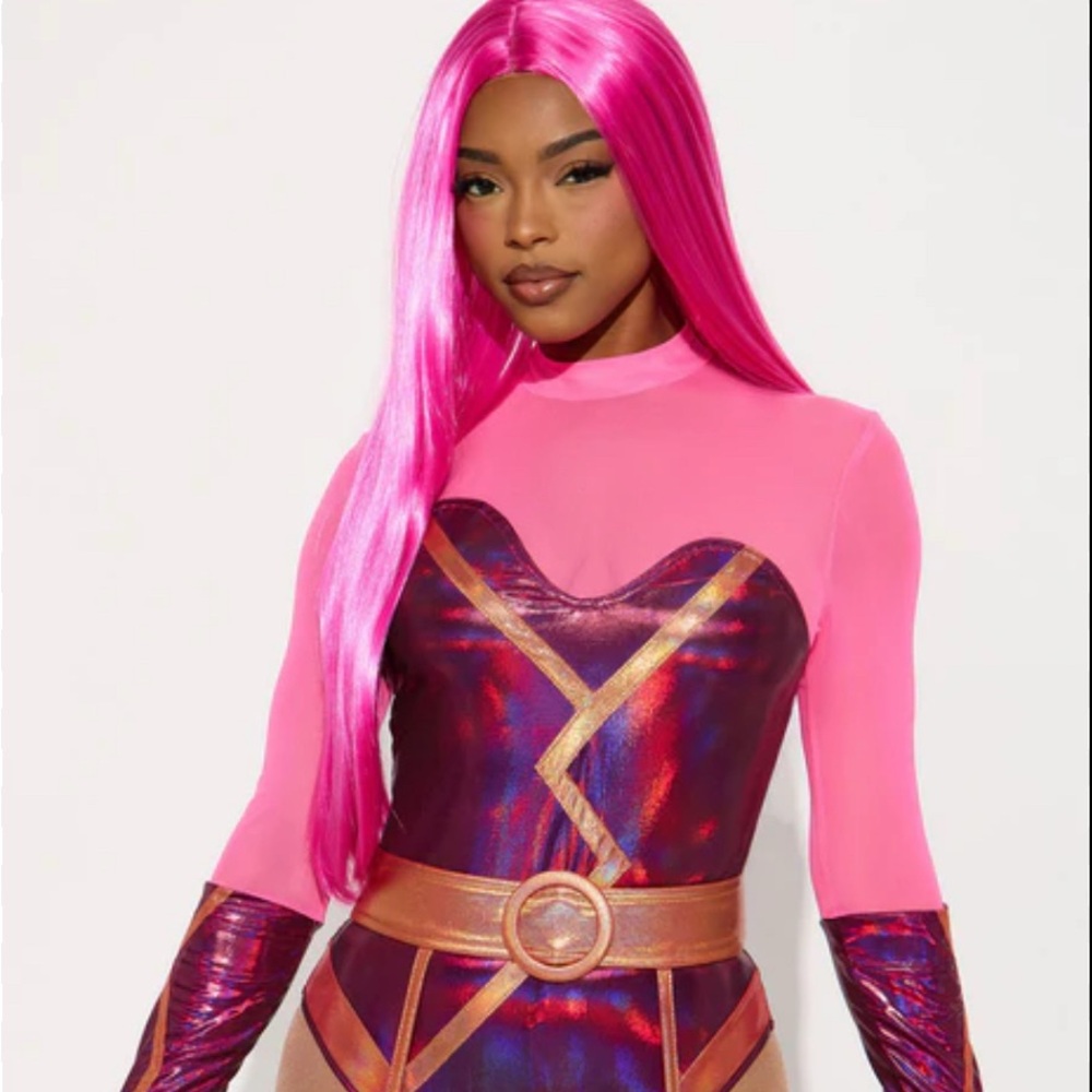 Fashion Nova Hot Pink Wig - New, Never Worn